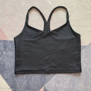 Abercrombie & Fitch metallic crop top in size small